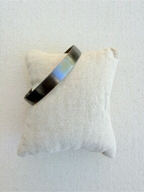 *Metal Cuff Bracelet Band* KEEP COLLECTIVE Retired *NIP* Hematite